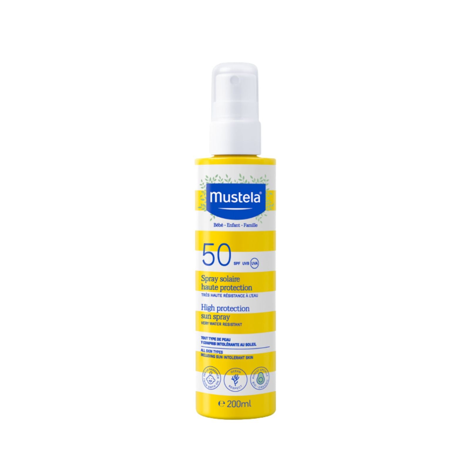Mustela SPF50 Face & Body All Family Sun Spray 200 ML